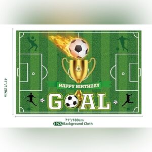 Soccer Happy Birthday party Kit,